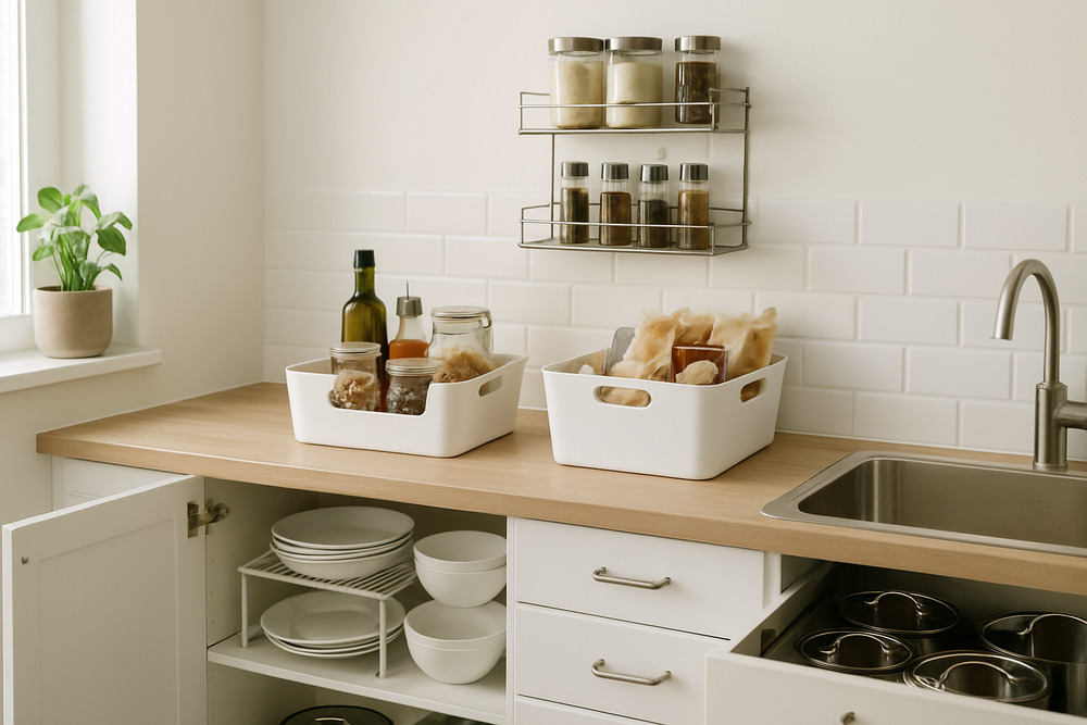 Scopri gli Organizer Salvaspazio per la Cucina: Più Ordine in Meno Spazio
