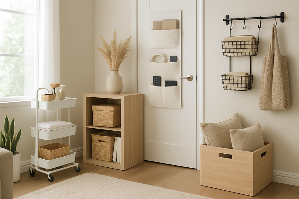 Organizer multifunzione: 5 sistemi salvaspazio per una casa più ordinata in pochi minuti