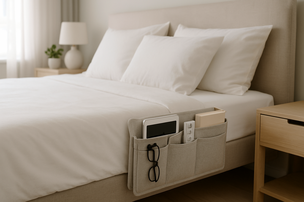 Come scegliere l'organizer da letto per avere tutto a portata di mano senza ingombri